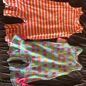 6/9 Ric Rac rompers